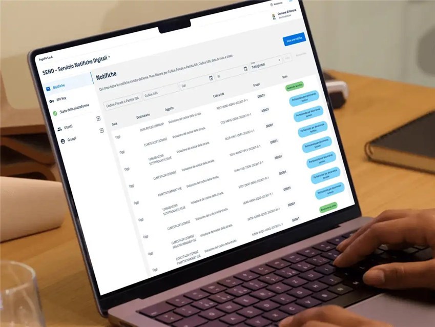 ASET S.P.A. aderisce a SEND, il servizio notifiche digitali che semplifica la gestione delle comunicazioni a valore legale per enti, cittadini e imprese